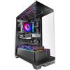 Mars Gaming MC-PRISMA Triple Cristal Templado ARGB Semitorre ATX