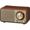 Sangean WR-7 Plus vintage walnut radio da tavolo portatile retrò con Bluetooth