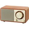 Sangean WR-7 Plus natural cherry radio da tavolo portatile retrò con Bluetooth