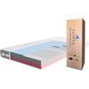 TULENA Materasso TULENA 90 x 190 cm Schiuma comfort medio/medio duro H3+H4 Basic 18 cm Materasso reversibile Fodera antibatterica con cerniera
