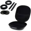 Subtel Custodia + Protezioni di ricambio per cuffie per Sennheiser HD 25 HD 25-1 HD 25-1 II - , nero Custodia Borsa Guscio