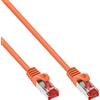 InLine® Bulk Pack 70pz., Cavo Lan Cat.6 S/FTP (PiMf), PVC, CU, arancio, 1m