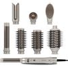 Cecotec hair styler 8 attacchi CeramicCare 8in1 AirGlam Gyro Champagne. 1500W, 110000RPM, stira, modella e arriccia i capelli