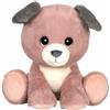 Gipsy Toys Peluche Puppy Eyes Pets - GIPSY TOYS - Cane rosa e grigio - 40 CM