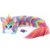 Hasbro Furby DJ Furby, peluche elettronico interattivo dai colori dell'arcobaleno, con musica, luci, movimenti e giochi, parla francese e pelliccia
