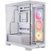 CORSAIR Geh Midi 3500X LXR LINK (Tempered Glass) White