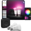 Philips Kit di avvio Philips Hue: Hue Bridge Pro + 2 lampadine E27