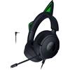 Razer Kraken Kitty V3 X, con cavo, per gaming, 20-28.000 Hz, 270 g, cuffie, nero