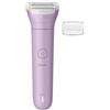 Philips serie 6000 BRL138/00, Rasoio a lamelle, 1 testina, Colore lilla, Impugnatura antiscivolo, Batteria, Batteria integrata