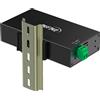 InLine Hub industriale InLine® USB 3.2 Gen.1, 7 porte, alloggiamento in alluminio, con alimentatore