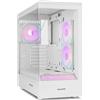 NOX Hummer NXHUMMERSIGNALBK, Midi Tower, PC, Bianco, ATX, micro ATX, SPCC, Vetro temperato, Multi