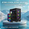 HYPER BYTE® - PC Gaming - Gaming Set completo | Ryzen 7 5700G | 16GB RAM | 1TB SSD | Watercool | Monitor da 25 pollici | Mouse & Tastiera + W11 Pro