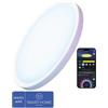 Govee 30 cm RGBWW + RGBIC Smart, lampada da soffitto intelligente, Wi-Fi/Bluetooth, bianca, circolare, 2200 K, 6500 K