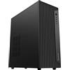 Hiditec Block, Midi Tower, PC, Nero, ATX, ITX, Micro ATX, ABS (acrilonitrile-butadiene-stirene), SPCC, Casa/ufficio