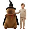 nerd hunters Mascotte grande peluche giocattolo Wizard Capybara 100 cm