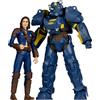 McFarlane Toys Statue di Fallout 4 2er-Pack T-60 Vault Tec e Sole Survivor 18 cm