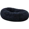 Bananair Pouf lungo gigante finta pelliccia blu 160 cm
