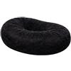 Bananair Pouf lungo gigante finta pelliccia nero 160 cm