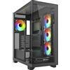 Sharkoon CASE ATX Curve Glass Panel 2x U3 1x Type-C TRRS - Alloggiamento