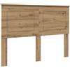 vidaXL Testiera Artisan in rovere 100 cm Materiale ligneo