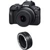 CANON EOS R100 + RF-S 18-45mm f/4.5-6.3 IS STM + anello EF-EOS R
