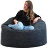 Bananair Pouf in velluto a coste BANANAIR 100 cm blu notte