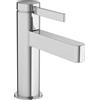 hansgrohe Finoris robinetterie de lavabo monocommande 100 CoolStart avec vidage Push-Open, portée 126mm, 76012000, 76012000