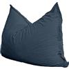 Bananair Pouf in velluto a coste BANANAIR 180 x 140 cm blu notte