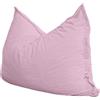 Bananair Pouf in velluto a coste BANANAIR 180 x 140 cm viola chiaro