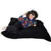 Bananair Pouf arricciato BANANAIR 180 x 140 cm nero