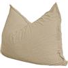 Bananair Pouf in velluto a coste BANANAIR 180 x 140 cm beige