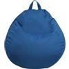 Bananair Pouf sacco blu 80 x 70 cm
