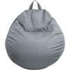 Bananair Pouf sacco grigio scuro 80 x 70 cm