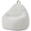 Bananair Pouf sacco in velluto a coste BANANAIR 80 x 70 cm grigio chiaro