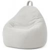Bananair Pouf sacco in velluto a coste BANANAIR 105 x 85 cm grigio chiaro