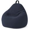 Bananair Pouf sacco in velluto a coste BANANAIR 105 x 85 cm blu scuro