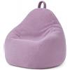 Bananair Pouf sacco in velluto a coste BANANAIR 105 x 85 cm viola chiaro