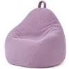 Bananair Pouf sacco in velluto a coste BANANAIR 120 x 100 cm viola chiaro