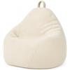 Bananair Pouf sacco in velluto a coste BANANAIR 120 x 100 cm beige