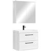 Badplaats Set completo di mobili da bagno Florence 60 x 35 cm - Bianco lucido
