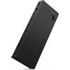 Lenovo Docking station Lenovo ThinkPad USB4 5000, con cavo, Thunderbolt 4, 100 W, 1000 Mbit/s, colore nero, modello Eclipse Black