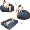 Bananair Pouf letto convertibile 2in1 blu scuro