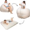 Bananair Pouf letto convertibile 2in1 bianco