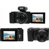 AgfaPhoto Fotocamera digitale AgfaPhoto Pro 24MP 4K WiFi LCD mobile 3x ZOOM OTTICO / C110