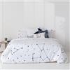 HAPPY FRIDAY S.L. Copripiumino Constellation 200 x 200 cm 100% cotone Europe