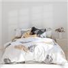 HAPPY FRIDAY S.L. Copripiumino Foliage 200 x 200 cm 100% cotone Europe