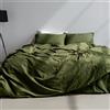 Happy Fiday Home Copripiumino Basic verde oliva 200 x 220 cm 100% cotone Europe