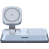 Ugreen Caricatore wireless magnetico Ugreen 3-in-1 MagSafe Qi2 da 25 W, blu