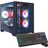 GameMax PC da gioco GAMEMAX Infinity Mini BK 7796 Ryzen 7 5700X 16 GB di RAM 1 TB SSD RTX 5060Ti Windows 11