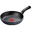 Tefal So'Light H0560342, Padella rotonda universale, Nero, Titanio, Alluminio, Indicatore di calore